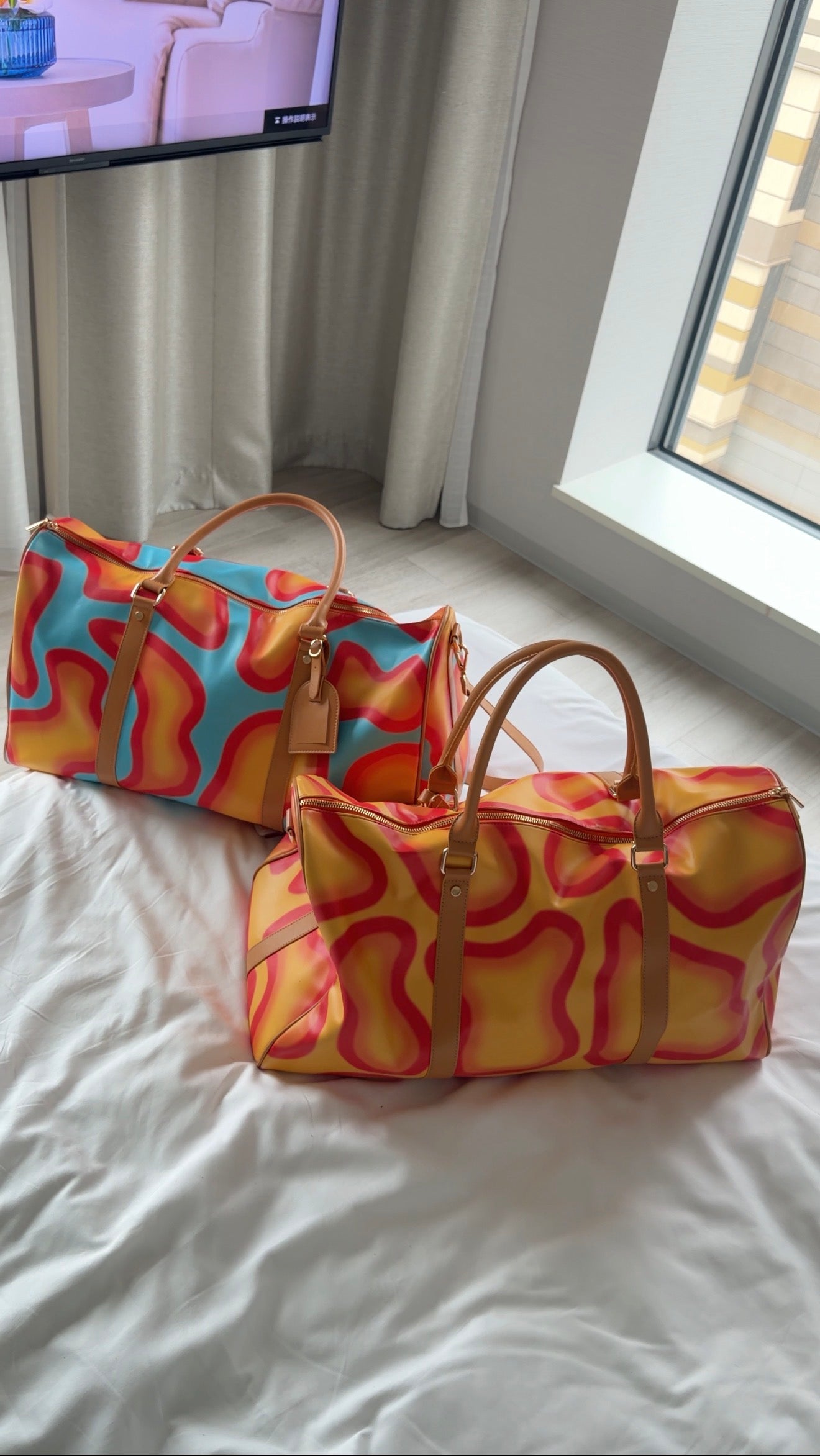heat signature duffel bags