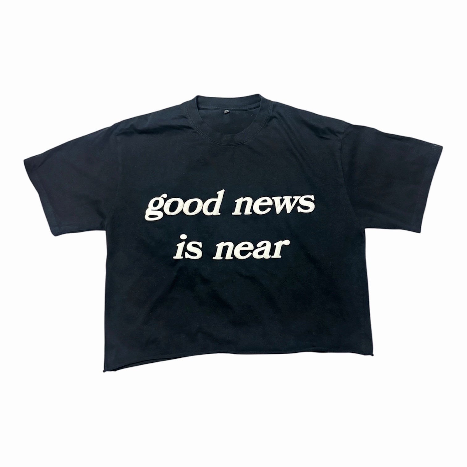 good news is near Puff Print Tee