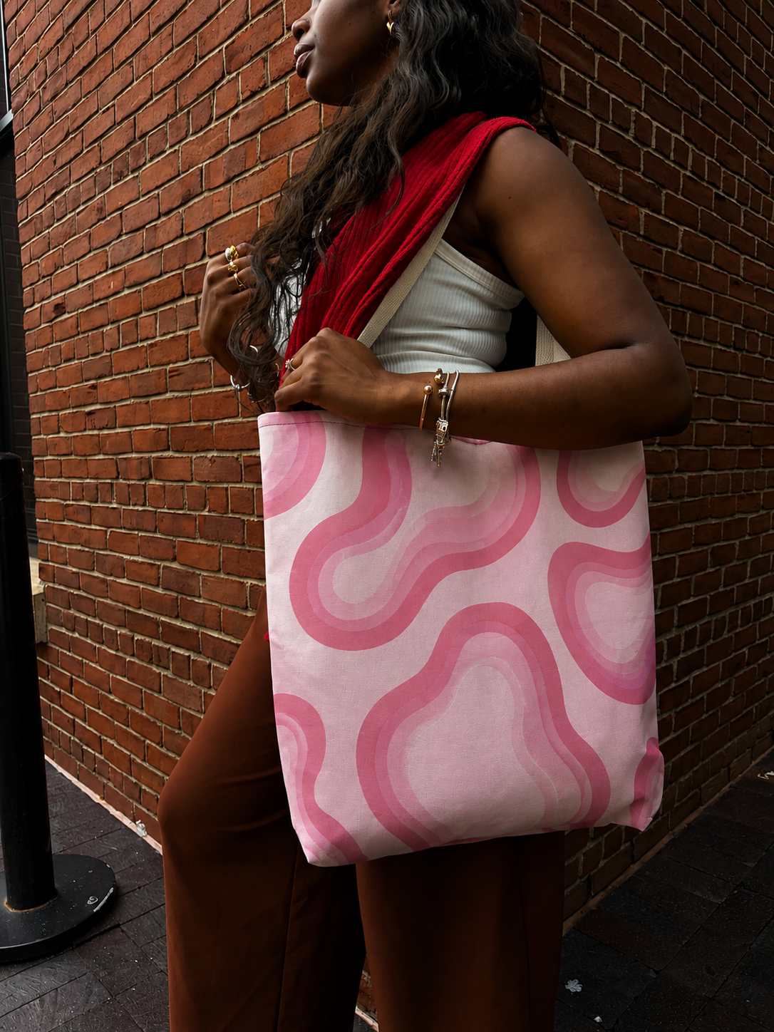 Heat Signature Pink Tote Bag