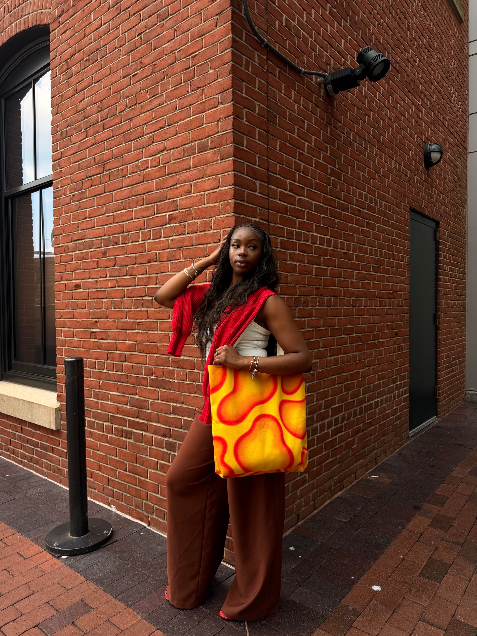 Heat Signature Orange Tote Bag
