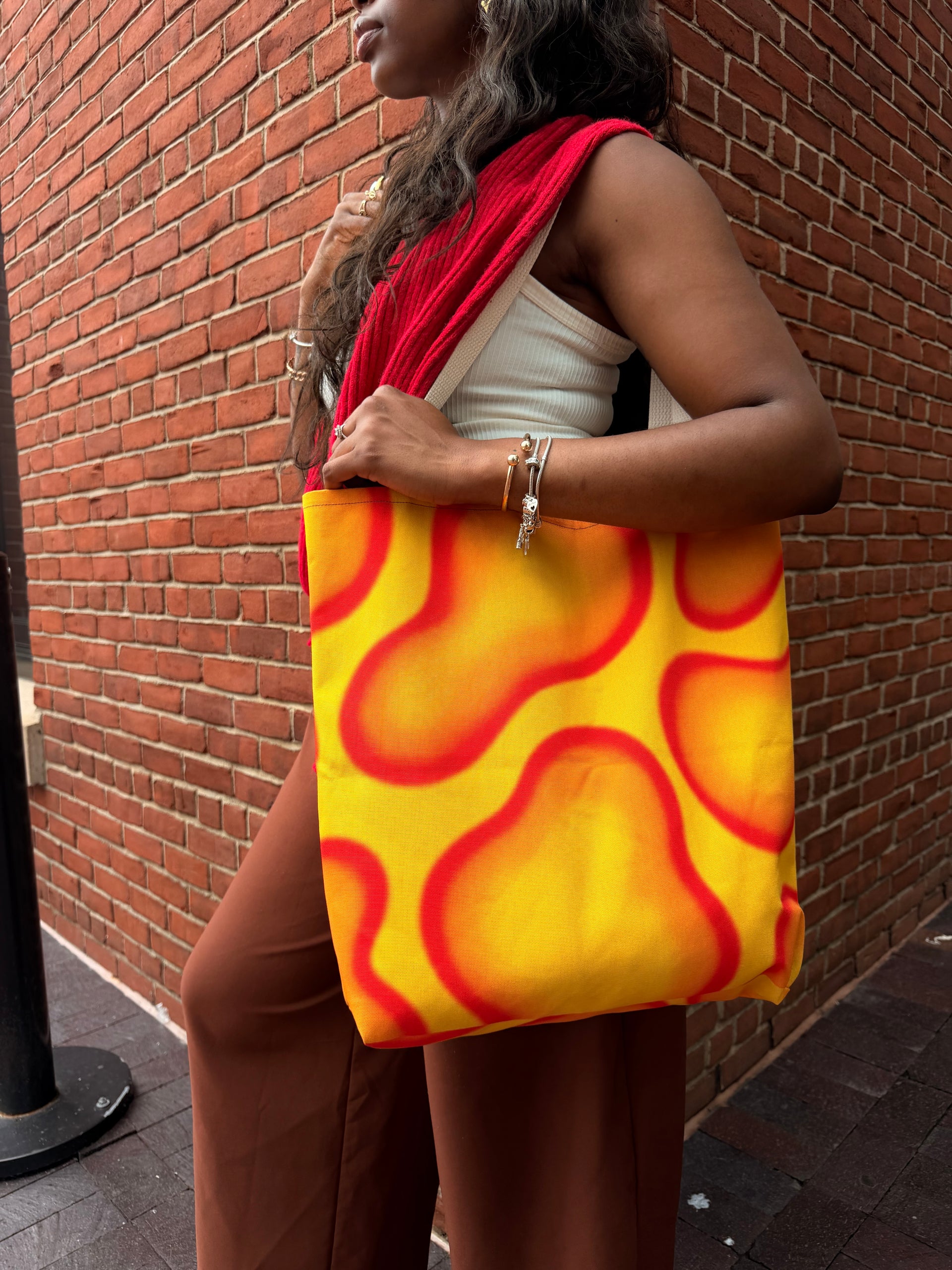 Heat Signature Orange Tote Bag