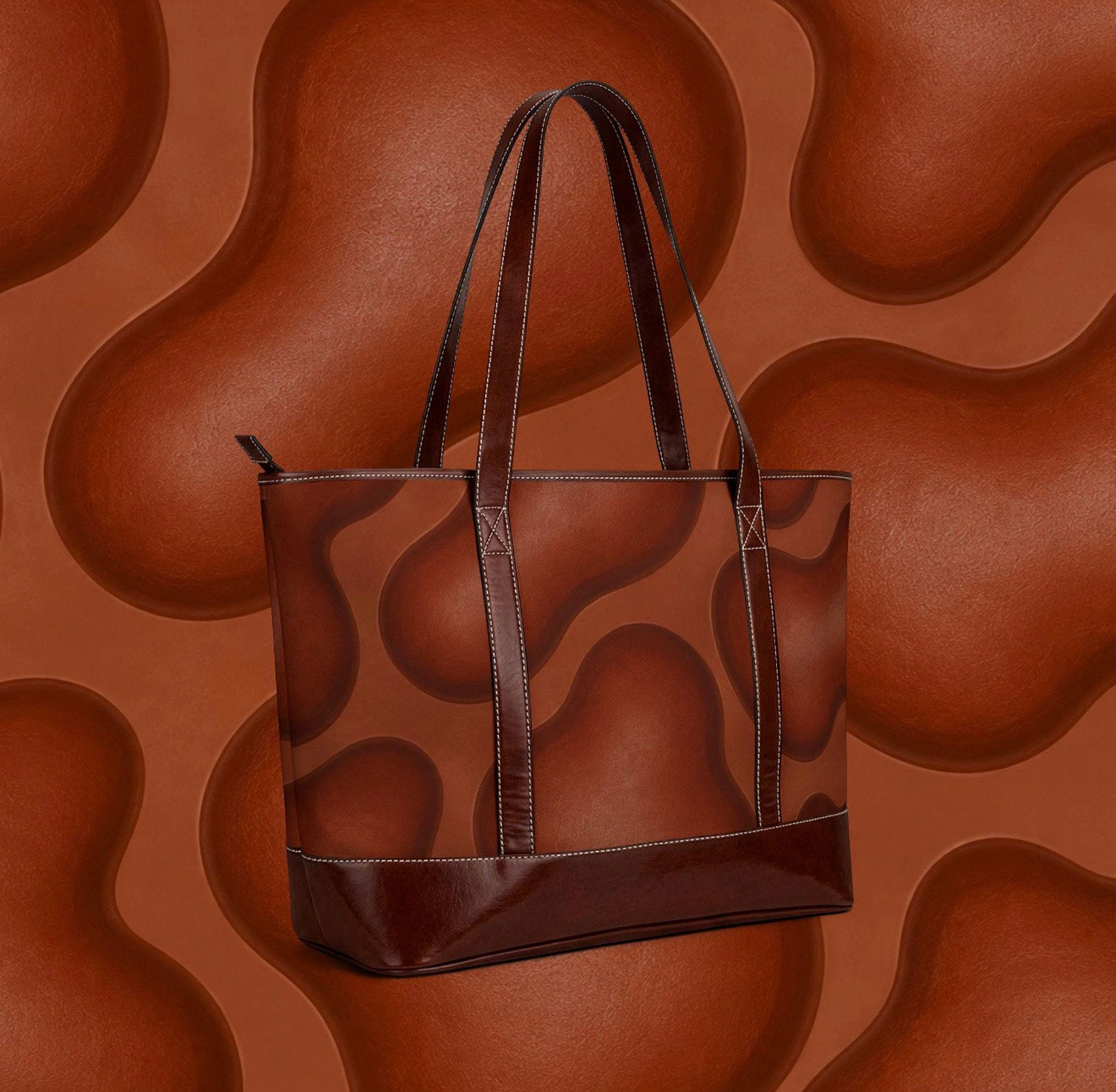 Mocha Brown Heat Signature Handbag