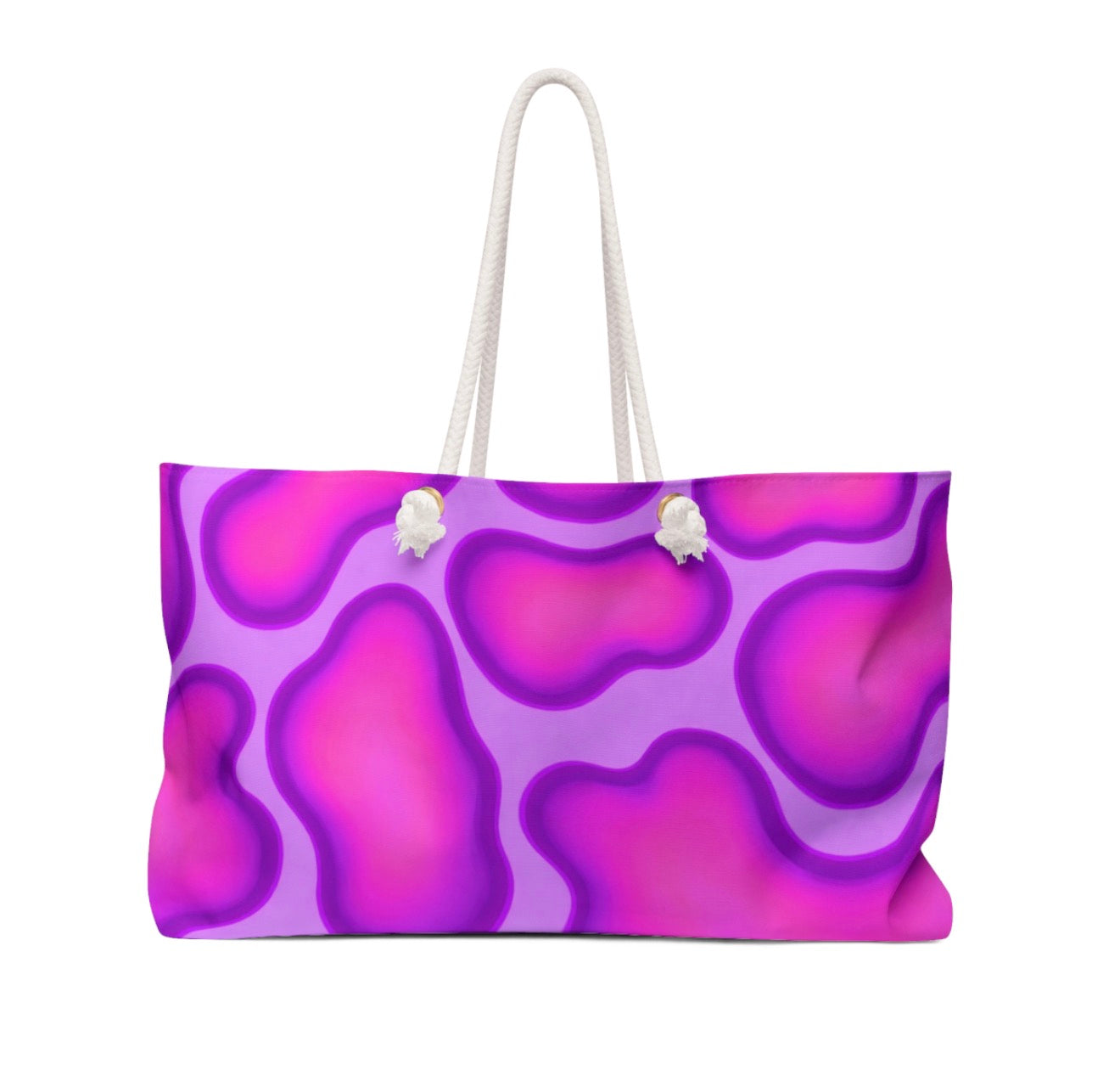 Heat Signature Oversized Purple Tote Bag