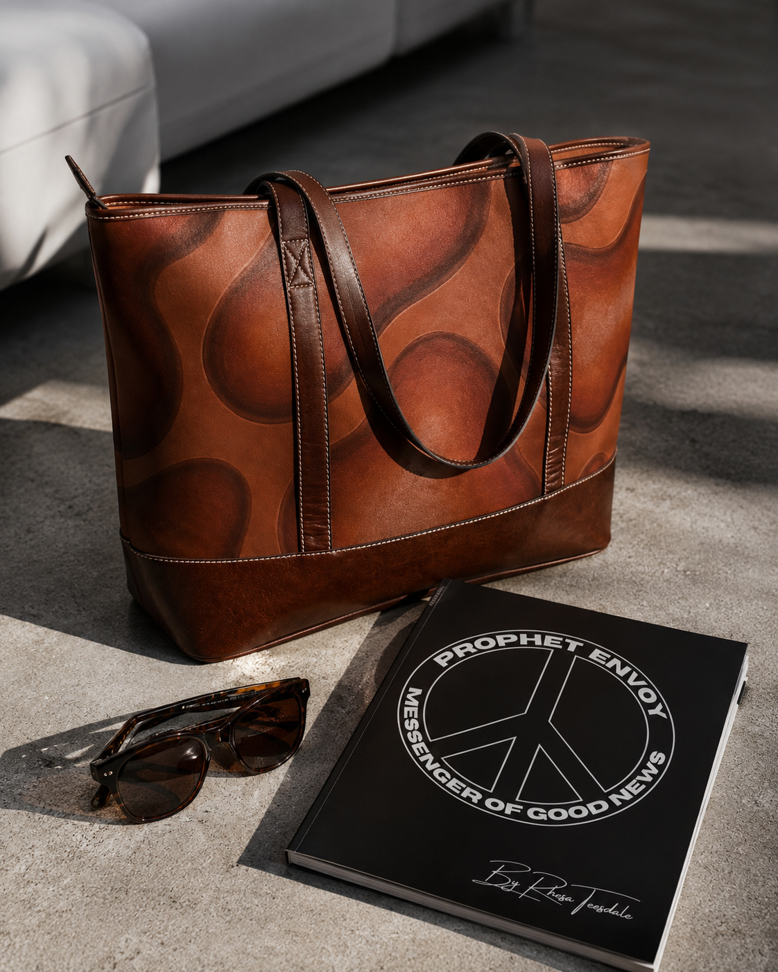 Mocha Brown Heat Signature Handbag