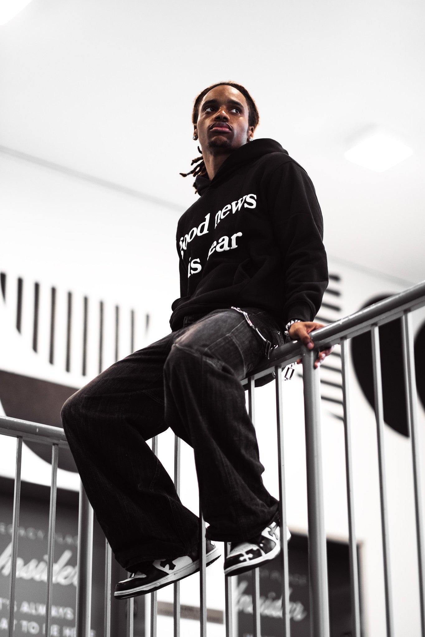 “good news is near” hoodie