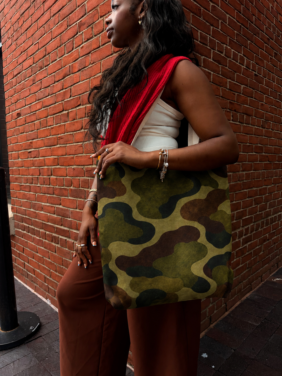 Heat Signature Camouflage Tote Bag
