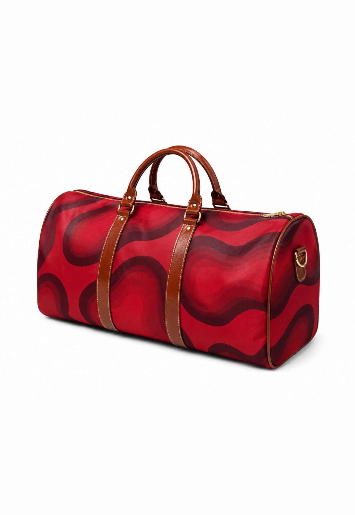 Heat Signature Everyday Duffel Bag (Wine Red)