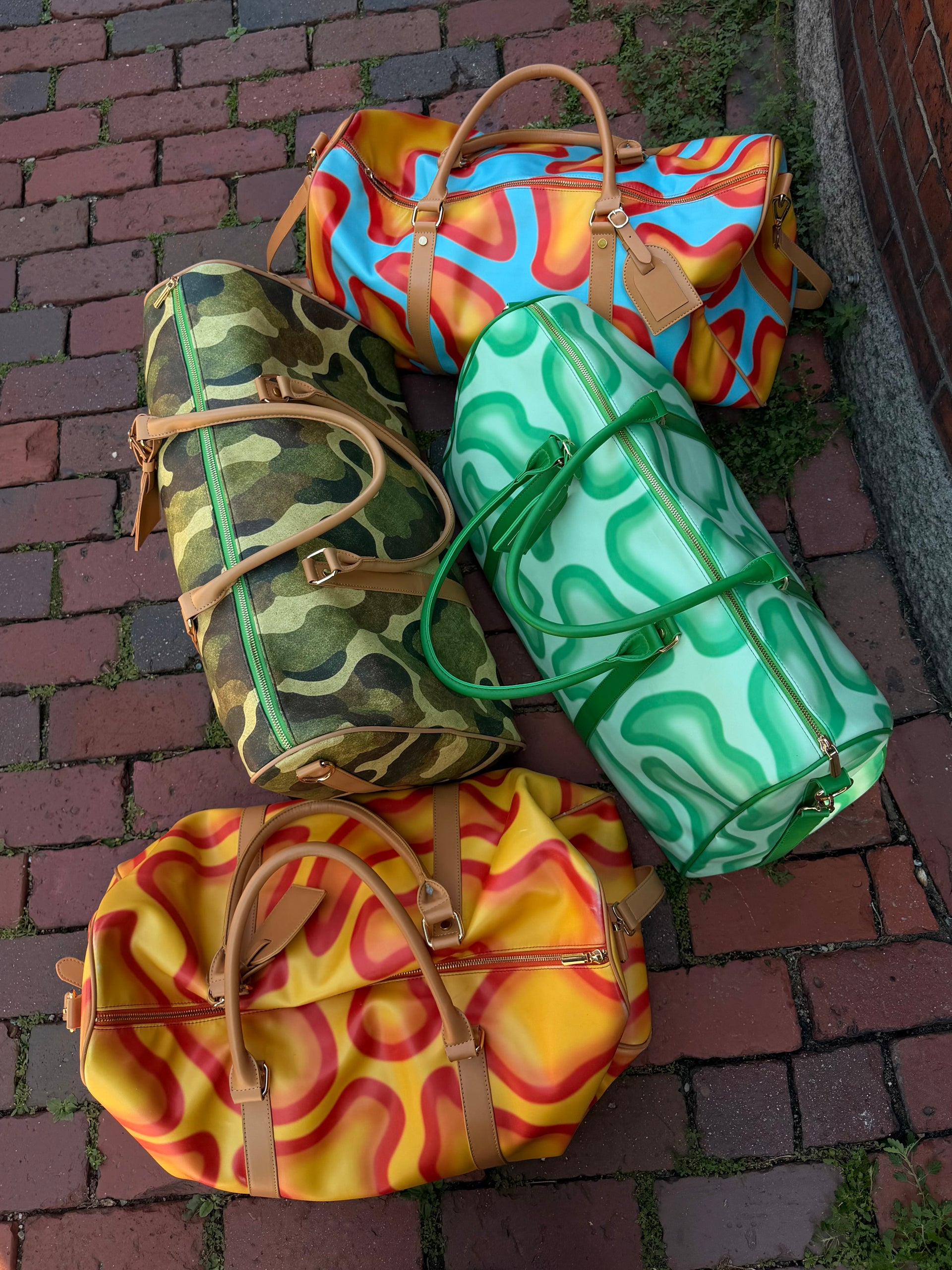 Heat Signature Duffel Bags